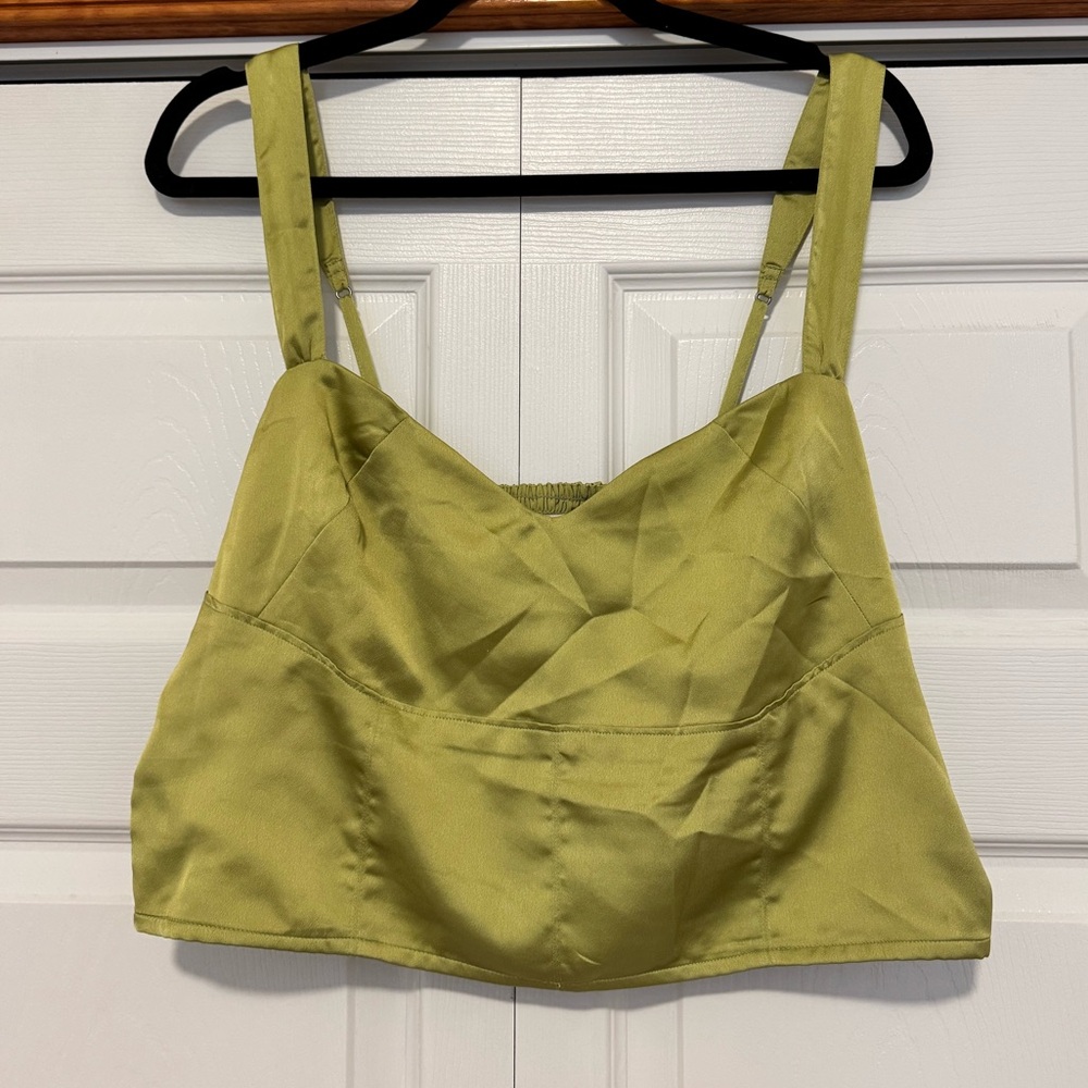 Abercrombie & Fitch Olive Green Top